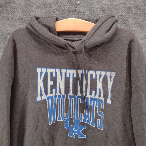 Captivating Men's Kentucky Wildcats UK Pullover Graphic Hoodie Gray Large - Picture 3 of 12